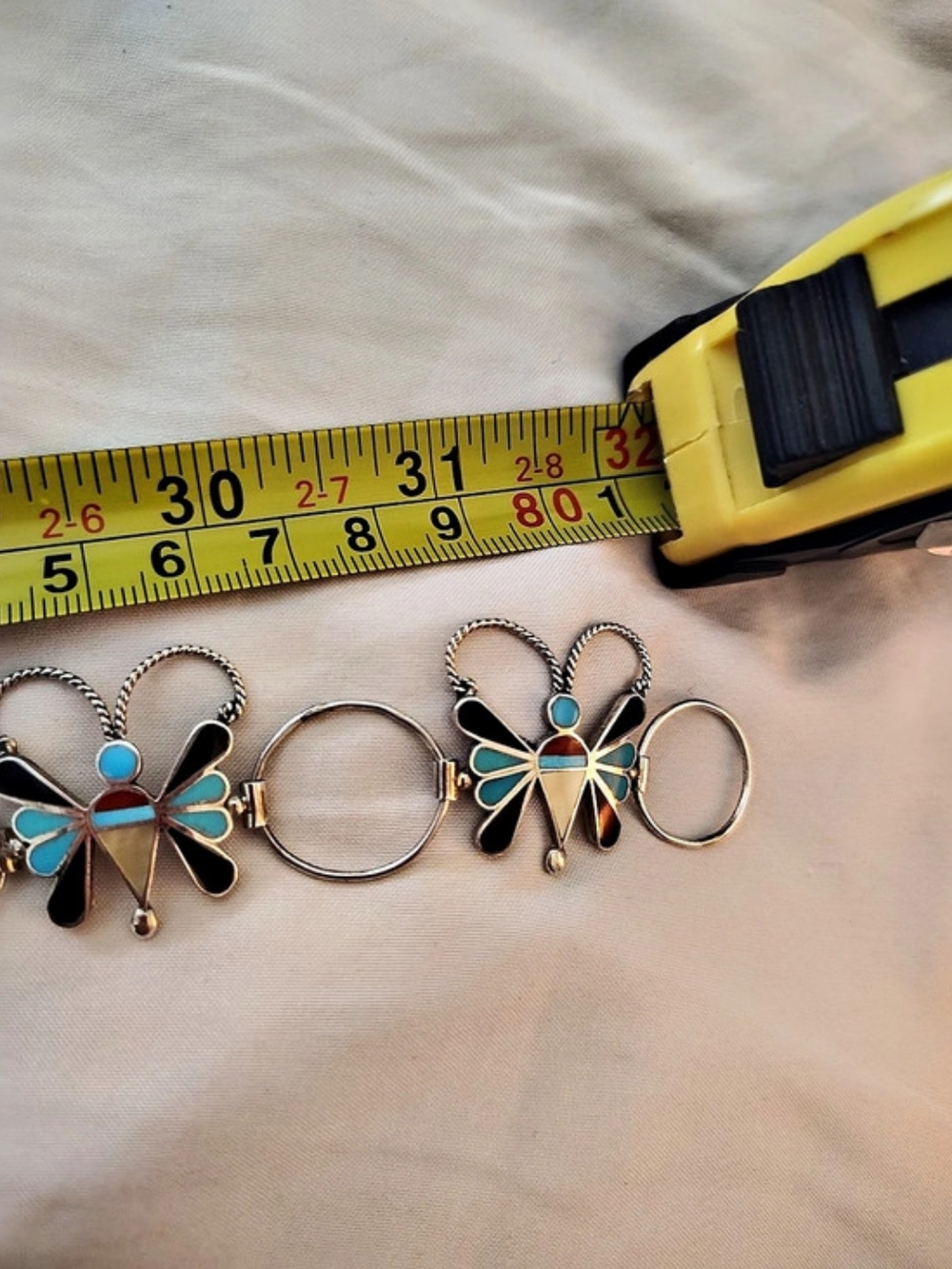 Turquoise Butterfly Statement Necklace - Picture 3 of 8
